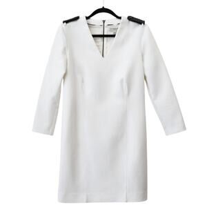 chinese dress ladies Burberry Brit Black Wool Mock Neck Knit Long Sleeve Dress